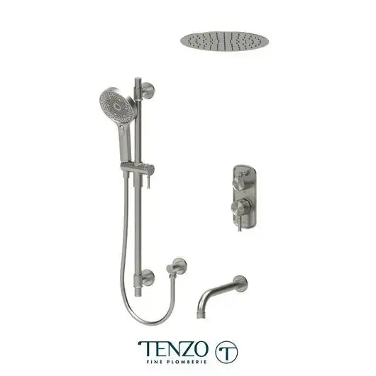 Tenzo Alyss Shower kit 3 functions with 12 inch Ceiling Head