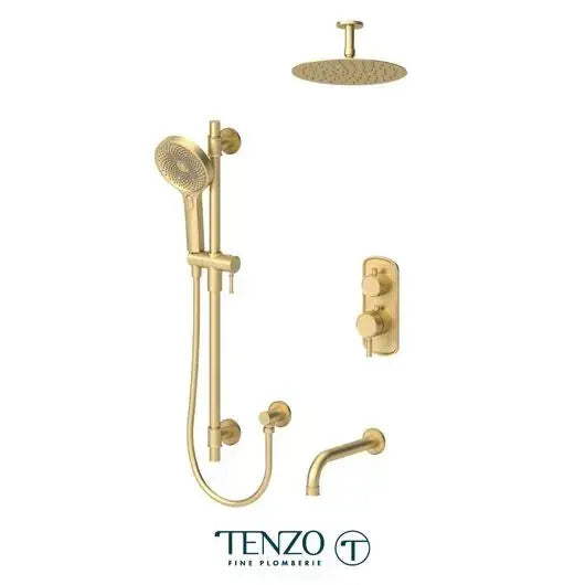 Tenzo Alyss Shower kit  3 functions with 12 inch ceiling Shower Head - ALYT33-511325