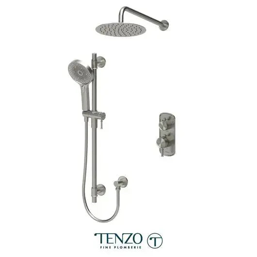 Tenzo Alyss Thermostatic Shower Kit 2 Functions ALYT32-20111 10 inch shower head