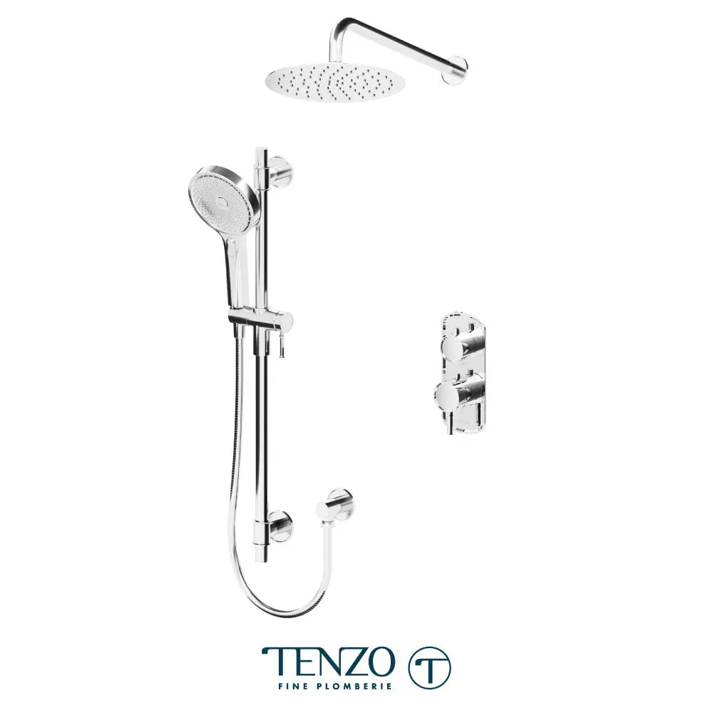 Tenzo Alyss Thermostatic Shower Kit 2 Functions ALYT32-20111 - Plumbing Market