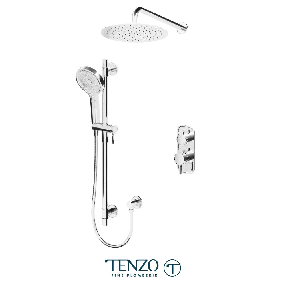 Tenzo Alyss Thermostatic Shower Kit 2 Functions ALYT32-20112 - Plumbing Market
