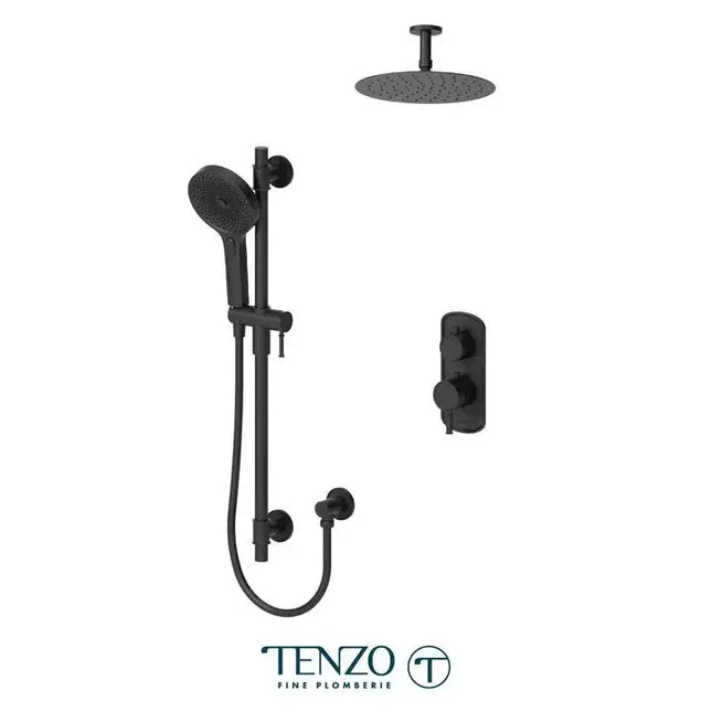 Tenzo Alyss Thermostatic Shower Kit 2 Functions ALYT32-21131 - Plumbing Market