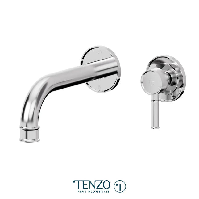 Tenzo Alyss Wall Mount Bathroom Faucet With Pop Up Drain - Plumbing Market