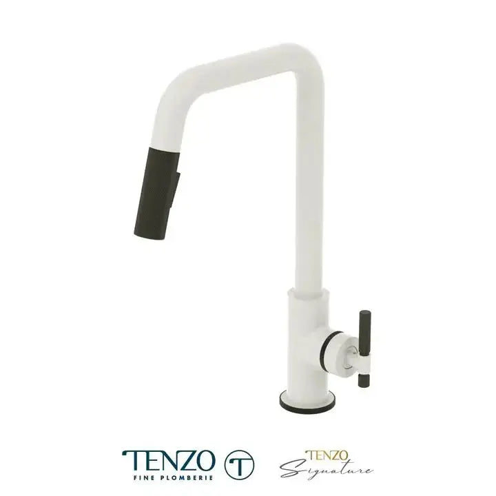 Tenzo BELLACIO-F U-Spout Kitchen Faucet With Pull Down Spray - Plumbing Market