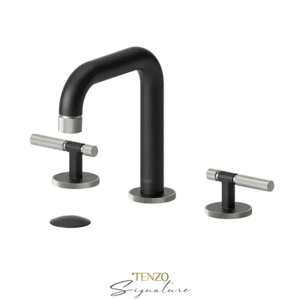 Tenzo Belacio F 8 Inch Widespread Bathroom Faucet With Drain - Plumbing Market