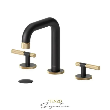 Tenzo Belacio F 8 Inch Widespread Bathroom Faucet With Drain - Plumbing Market