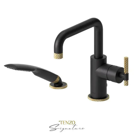 Tenzo Bellacio-C 2 Piece Deck Mount Tub Filler BE31-C - Plumbing Market