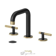 Tenzo Bellacio-C 8 Inch Widespread Bathroom Faucet With Drain - Plumbing Market