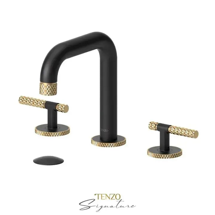 Tenzo Bellacio-C 8 Inch Widespread Bathroom Faucet With Drain - Plumbing Market