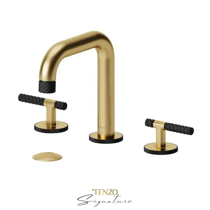 Tenzo Bellacio-C 8 Inch Widespread Bathroom Faucet With Drain - Plumbing Market