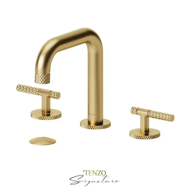 Tenzo Bellacio-C 8 Inch Widespread Bathroom Faucet With Drain - Plumbing Market