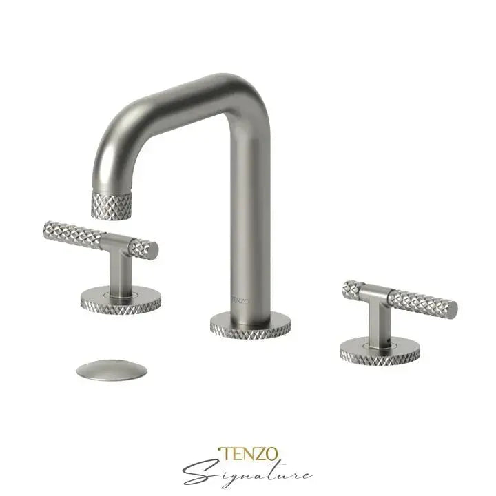 Tenzo Bellacio-C 8 Inch Widespread Bathroom Faucet With Drain - Plumbing Market