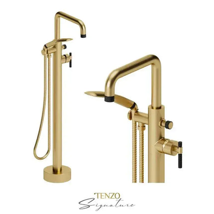 Tenzo Bellacio-C Freestanding Tub Filler Faucet BE52-C - Plumbing Market