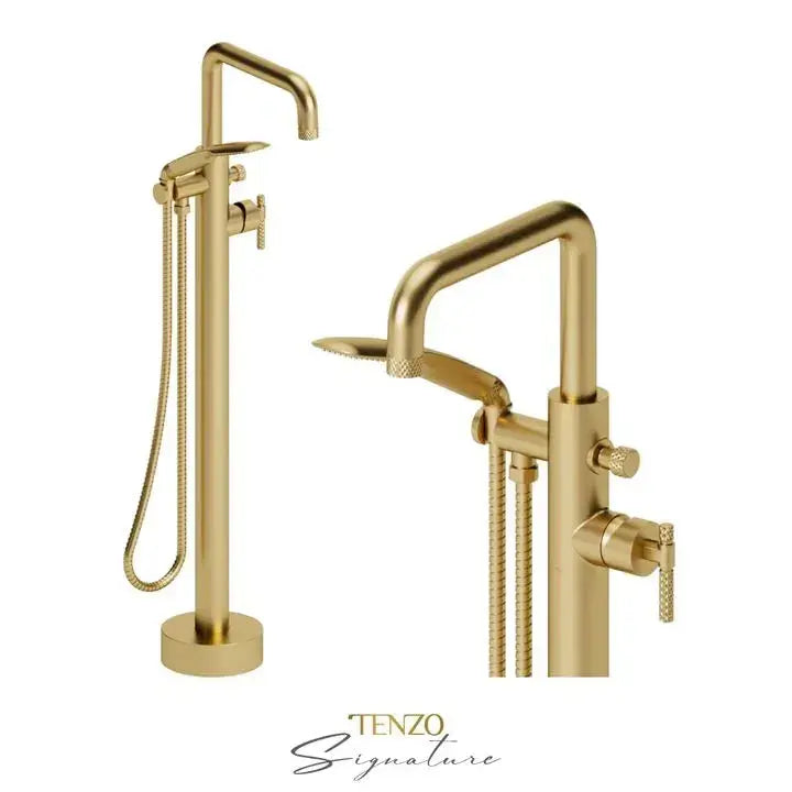 Tenzo Bellacio-C Freestanding Tub Filler Faucet BE52-C - Plumbing Market