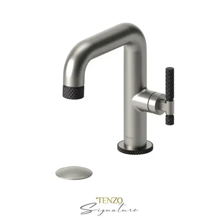 Tenzo Bellacio-C Single Hole Bathroom Faucet With Drain BE10-C - Plumbing Market