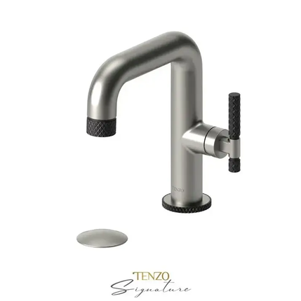 Tenzo Bellacio-C Single Hole Bathroom Faucet With Drain BE10-C - Plumbing Market