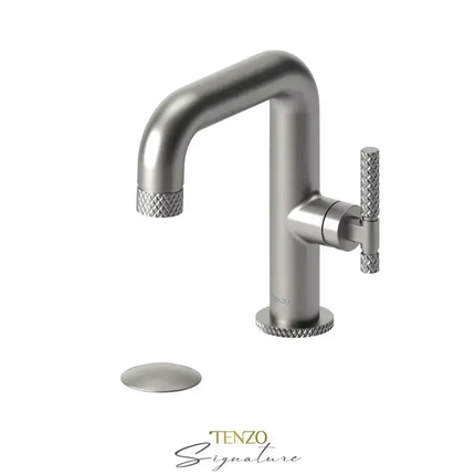 Tenzo Bellacio-C Single Hole Bathroom Faucet With Drain BE10-C - Plumbing Market