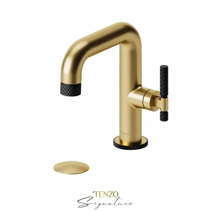 Tenzo Bellacio-C Single Hole Bathroom Faucet With Drain BE10-C - Plumbing Market