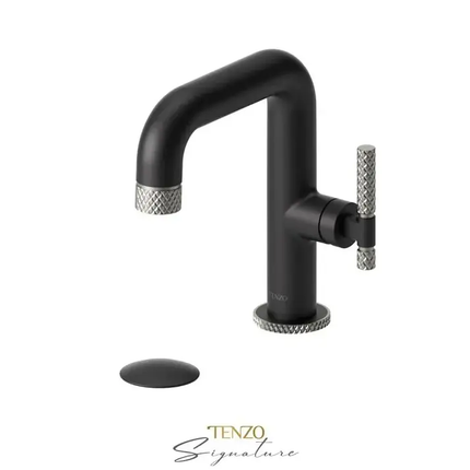 Tenzo Bellacio-C Single Hole Bathroom Faucet With Drain BE10-C - Plumbing Market