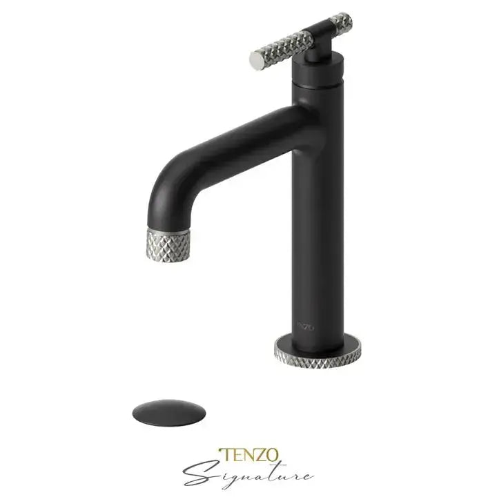 Tenzo Bellacio C Single Hole Bathroom Faucet With Drain BE11-C - Plumbing Market