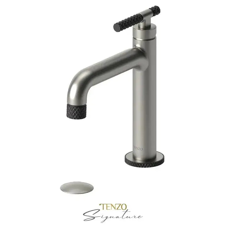 Tenzo Bellacio C Single Hole Bathroom Faucet With Drain BE11-C - Plumbing Market