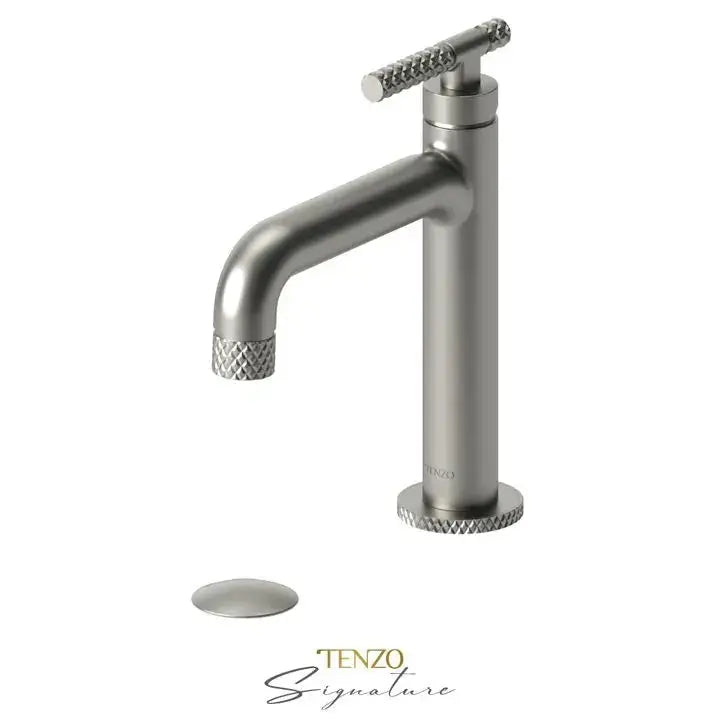 Tenzo Bellacio C Single Hole Bathroom Faucet With Drain BE11-C - Plumbing Market
