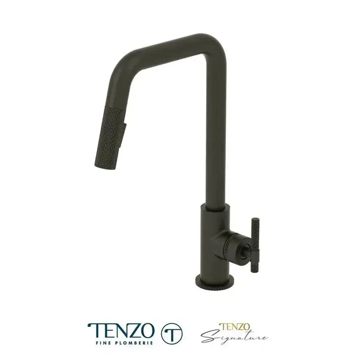 Tenzo Bellacio-C U-Spout Kitchen Faucet With Pull Out Spray - Plumbing Market