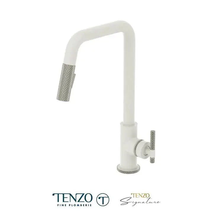 Tenzo Bellacio-C U-Spout Kitchen Faucet With Pull Out Spray - Plumbing Market