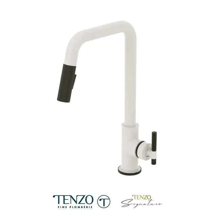 Tenzo Bellacio-C U-Spout Kitchen Faucet With Pull Out Spray - Plumbing Market