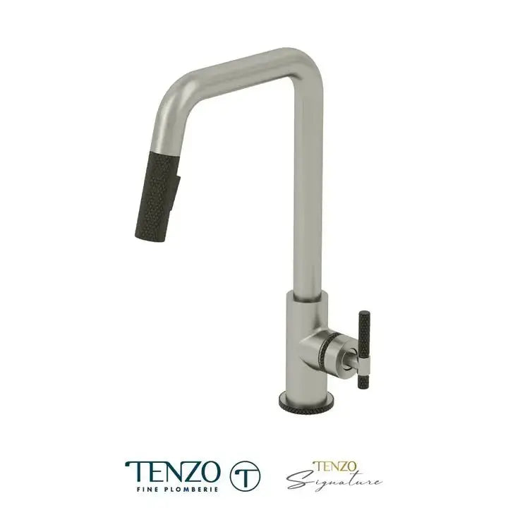 Tenzo Bellacio-C U-Spout Kitchen Faucet With Pull Out Spray - Plumbing Market