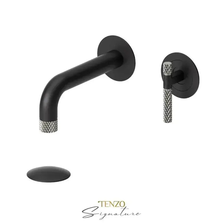 Tenzo Bellacio-C Wall Mount Bathroom Faucet With Drain - Plumbing Market