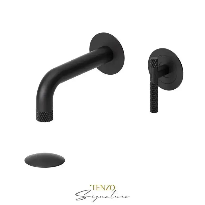 Tenzo Bellacio-C Wall Mount Bathroom Faucet With Drain - Plumbing Market