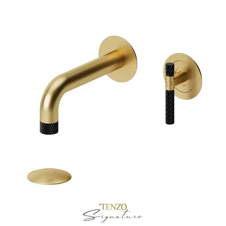Tenzo Bellacio-C Wall Mount Bathroom Faucet With Drain - Plumbing Market