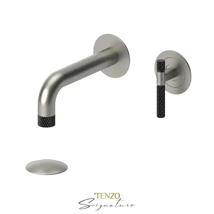 Tenzo Bellacio-C Wall Mount Bathroom Faucet With Drain - Plumbing Market