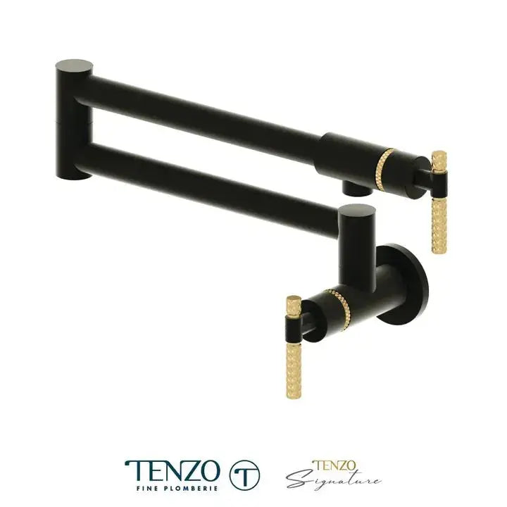 Tenzo Bellacio-C Wall Mount Pot Filler Lever Handles BE160-C - Plumbing Market