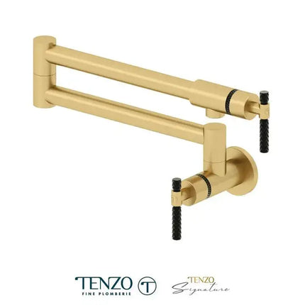 Tenzo Bellacio-C Wall Mount Pot Filler Lever Handles BE160-C - Plumbing Market