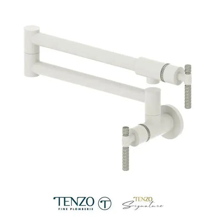 Tenzo Bellacio-C Wall Mount Pot Filler Lever Handles BE160-C - Plumbing Market