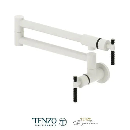 Tenzo Bellacio-C Wall Mount Pot Filler Lever Handles BE160-C - Plumbing Market