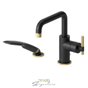 Tenzo Bellacio-F 2 Piece Deck Mount Tub Filler BE31-F - Plumbing Market
