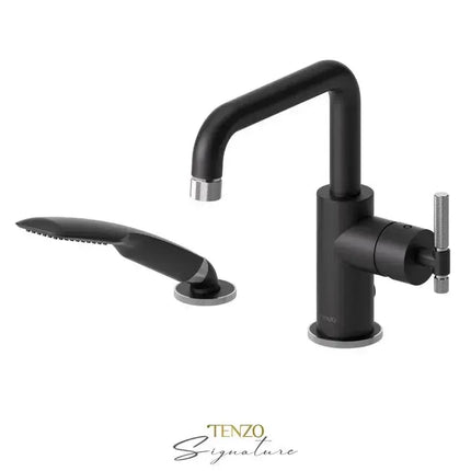 Tenzo Bellacio-F 2 Piece Deck Mount Tub Filler BE31-F - Plumbing Market