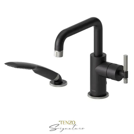 Tenzo Bellacio-F 2 Piece Deck Mount Tub Filler BE31-F - Plumbing Market