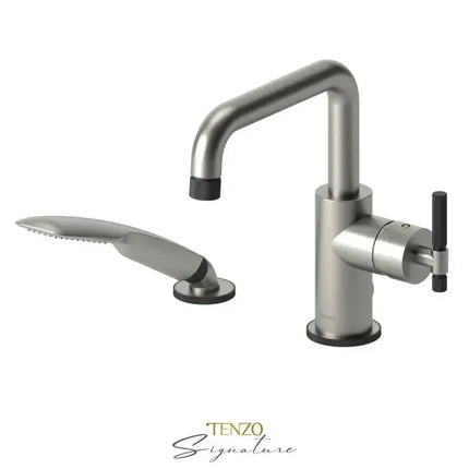 Tenzo Bellacio-F 2 Piece Deck Mount Tub Filler BE31-F - Plumbing Market