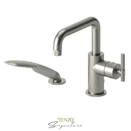 Tenzo Bellacio-F 2 Piece Deck Mount Tub Filler BE31-F - Plumbing Market