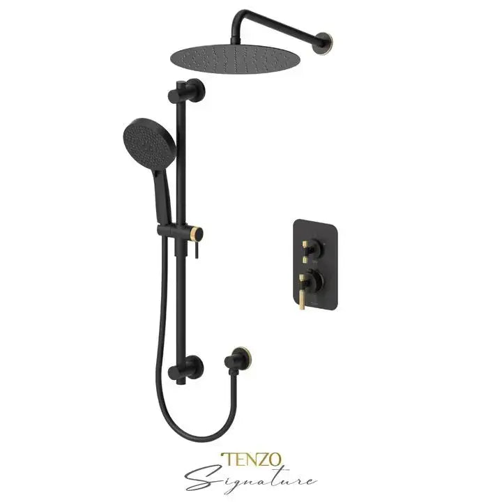Tenzo Bellacio-F Pressure Balanced Shower Faucet 12" Shower Head - Plumbing Market