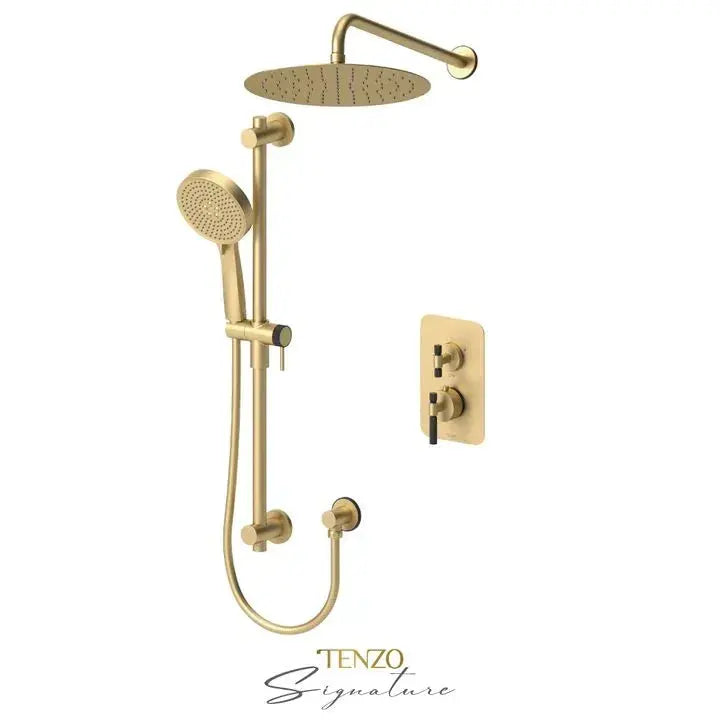 Tenzo Bellacio-F Pressure Balanced Shower Faucet 12" Shower Head - Plumbing Market