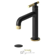 Tenzo Bellacio F Single Hole Bathroom Faucet With Drain BE11-F - Plumbing Market