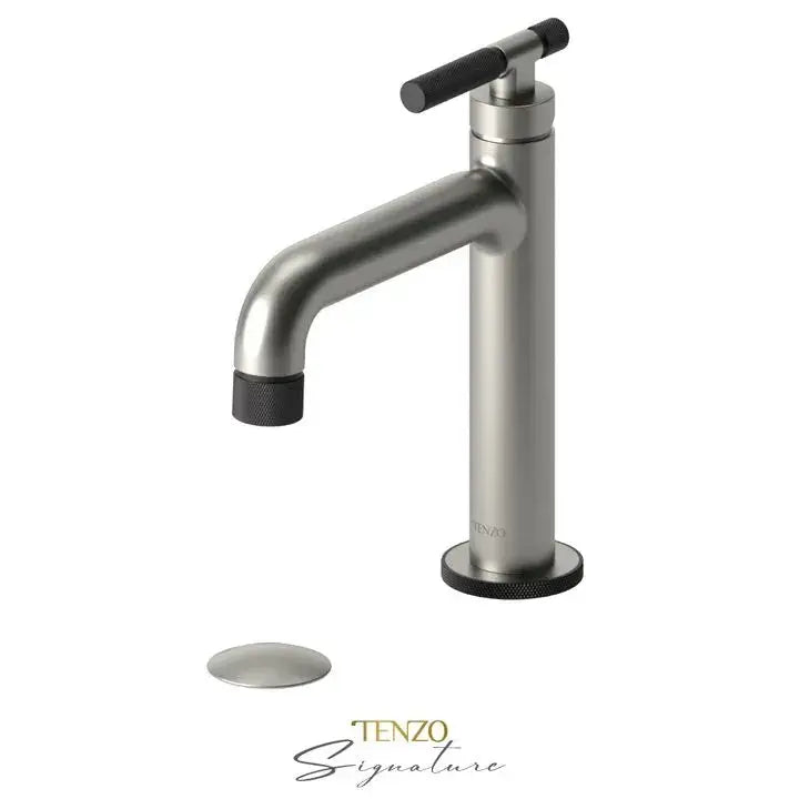 Tenzo Bellacio F Single Hole Bathroom Faucet With Drain BE11-F - Plumbing Market