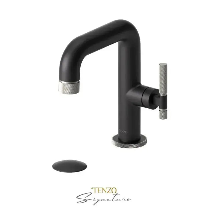 Tenzo Bellacio F Single Hole Bathroom Faucet with Drain - Plumbing Market