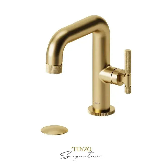 Tenzo Bellacio F Single Hole Bathroom Faucet with Drain - Plumbing Market