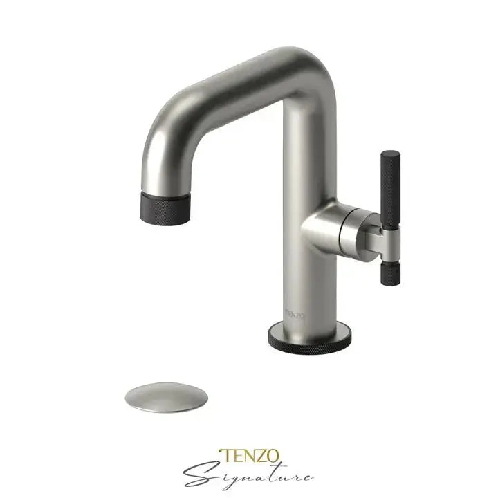 Tenzo Bellacio F Single Hole Bathroom Faucet with Drain - Plumbing Market